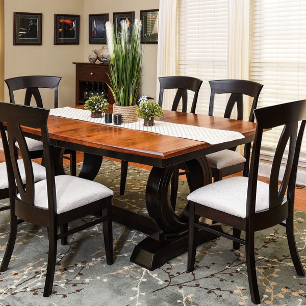 Saratoga Trestle Dining Table - Buy Custom Amish Furniture